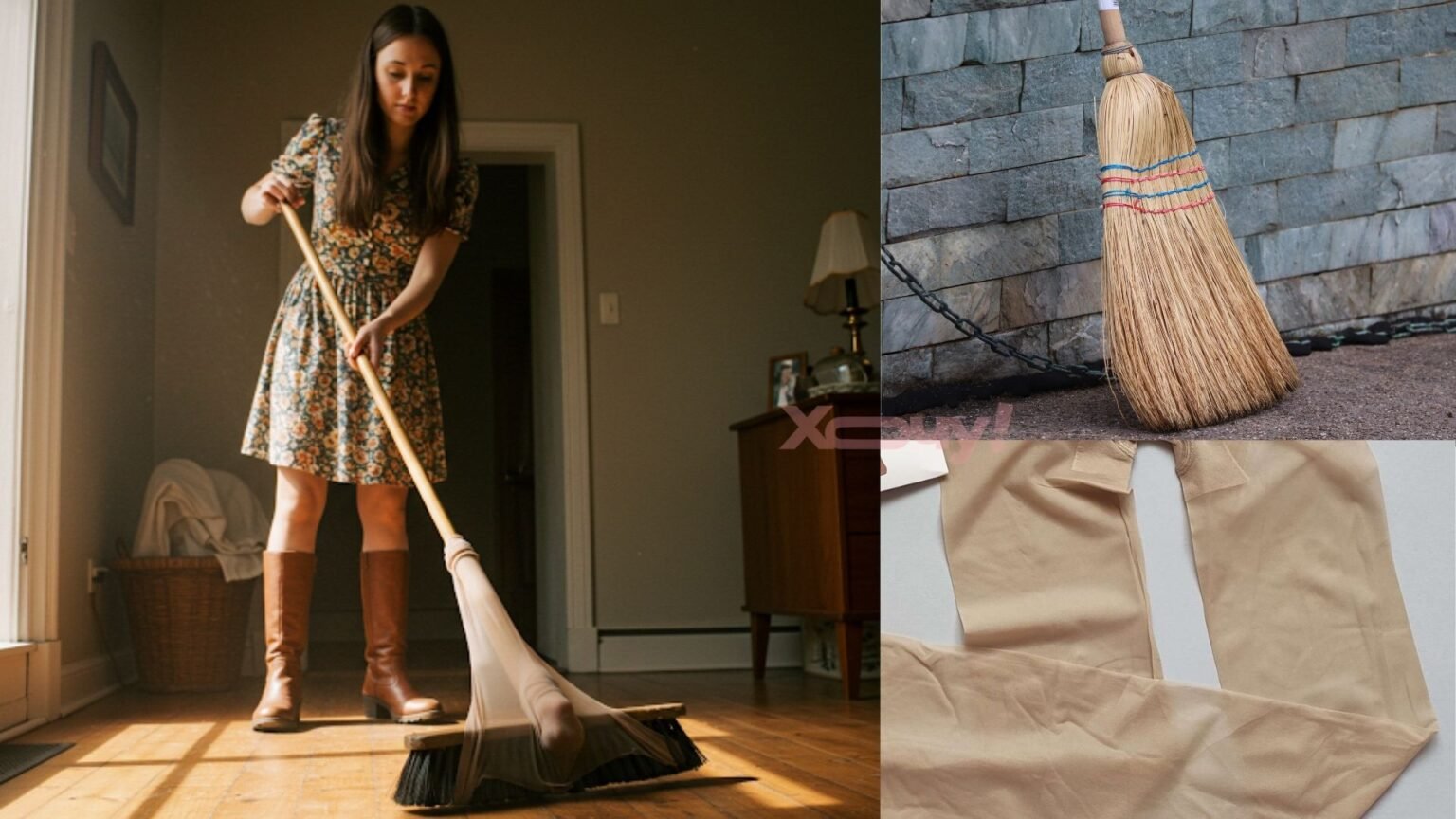 Этот способ придумал гений! Как избавиться от пыли капроновыми колготками