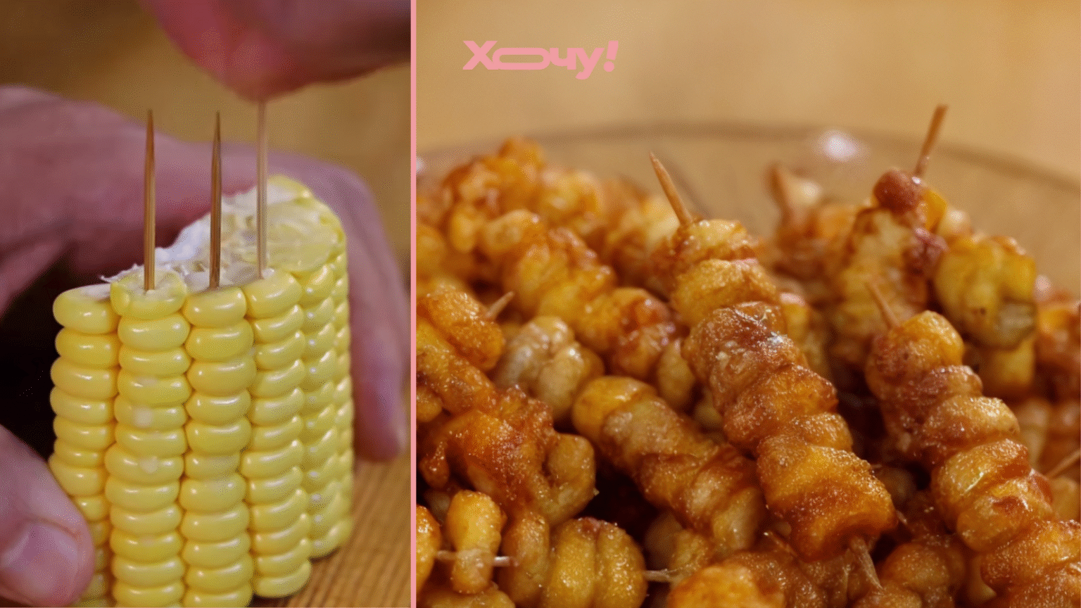 Накалываем кукурузу на зубочистку и готовим хрустящую закуску: оригинальные «шашлычки» (РЕЦЕПТ)