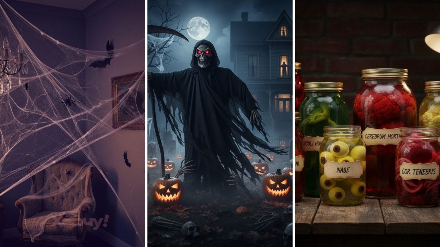 Очень дешево и очень страшно: прикольный декор на Геловин за копейки