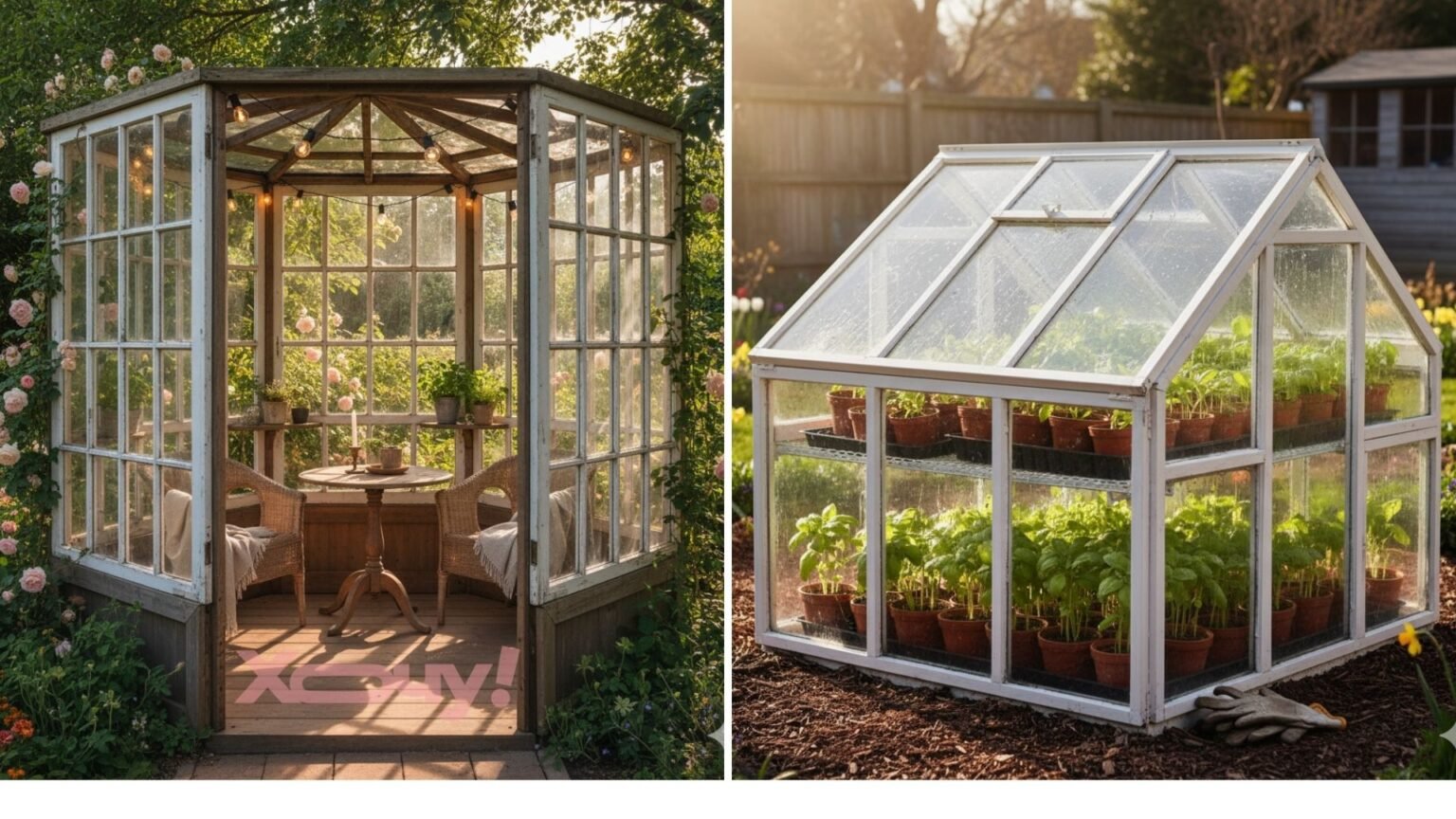 Экономия тысяч гривен: 3 способа превратить старые оконные рамы в полезные предметы для дома и сада