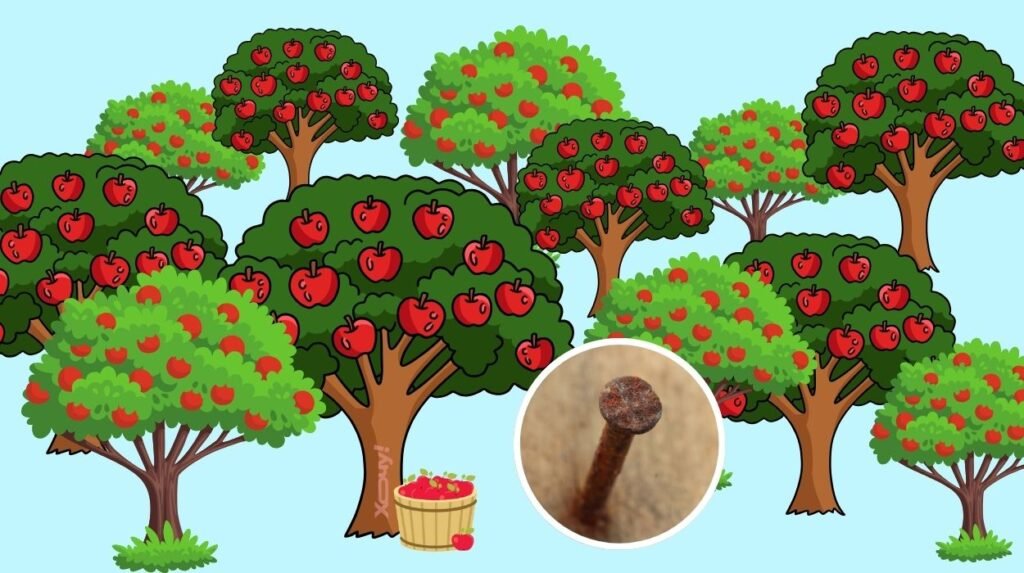 Зачем в яблоню вбивают гвозди: старый добрый метод для очень “упрямых” деревьев