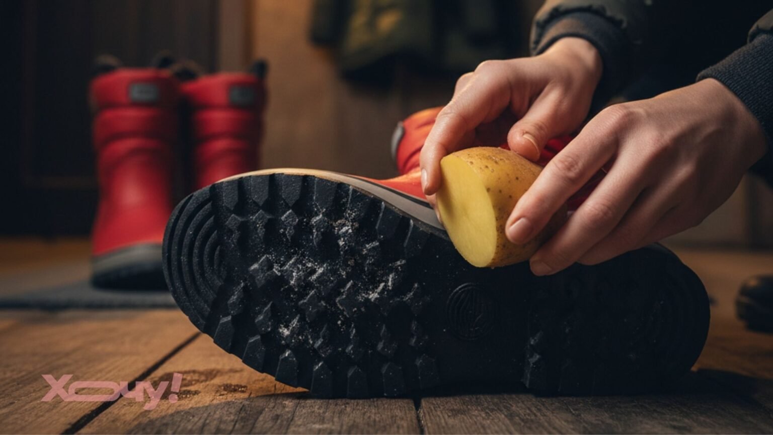 Ботинки станут как “вкопанные”: делаю это с подошвой перед выходом на лед, и ноги больше не разъезжаются