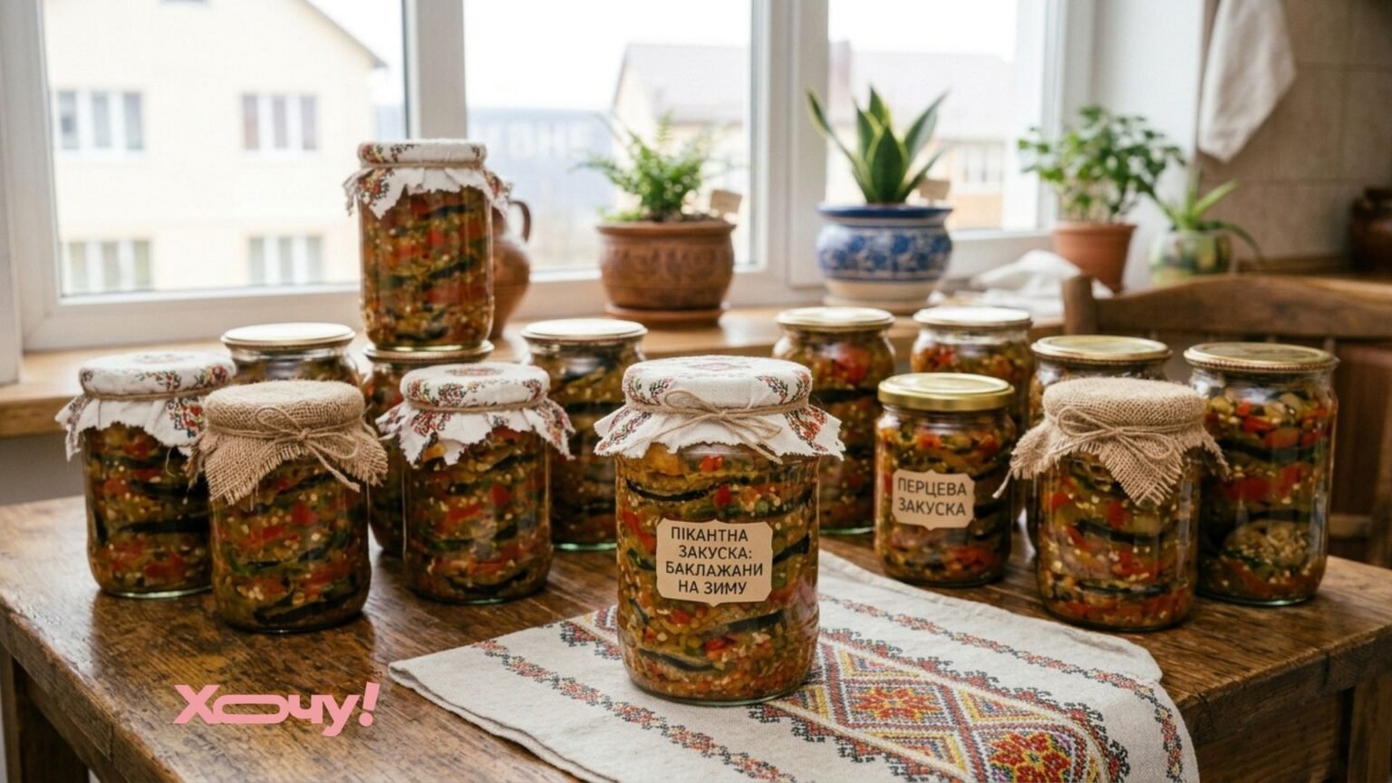 Зимой пожалеете, что сделали мало: невероятно вкусная и пикантная закуска из баклажанов в баночках